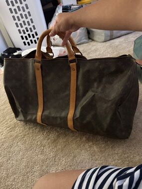 Louis Vuitton Monogram Duffel Bag - Brown/ Tan